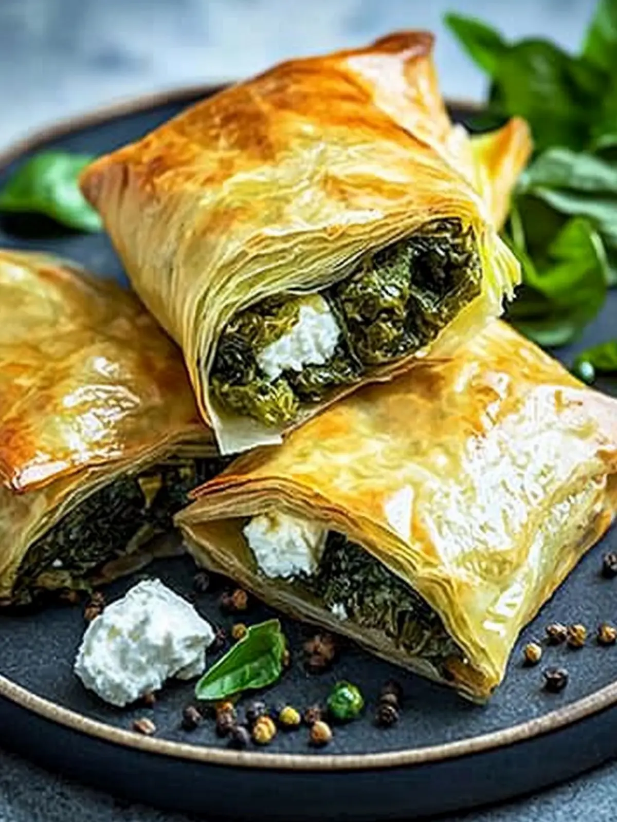Savory Spanakopita Rolls: Easy, Authentic Greek Delight 2 Spanakopita Rolls