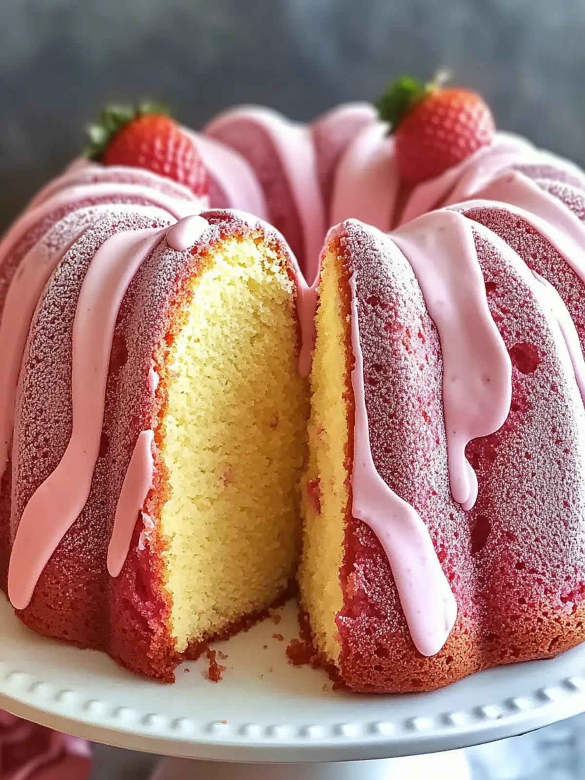 Irresistible Strawberry Milkshake Pound Cake to Sweeten Your Day 2 Strawberry Milkshake Pound Cake