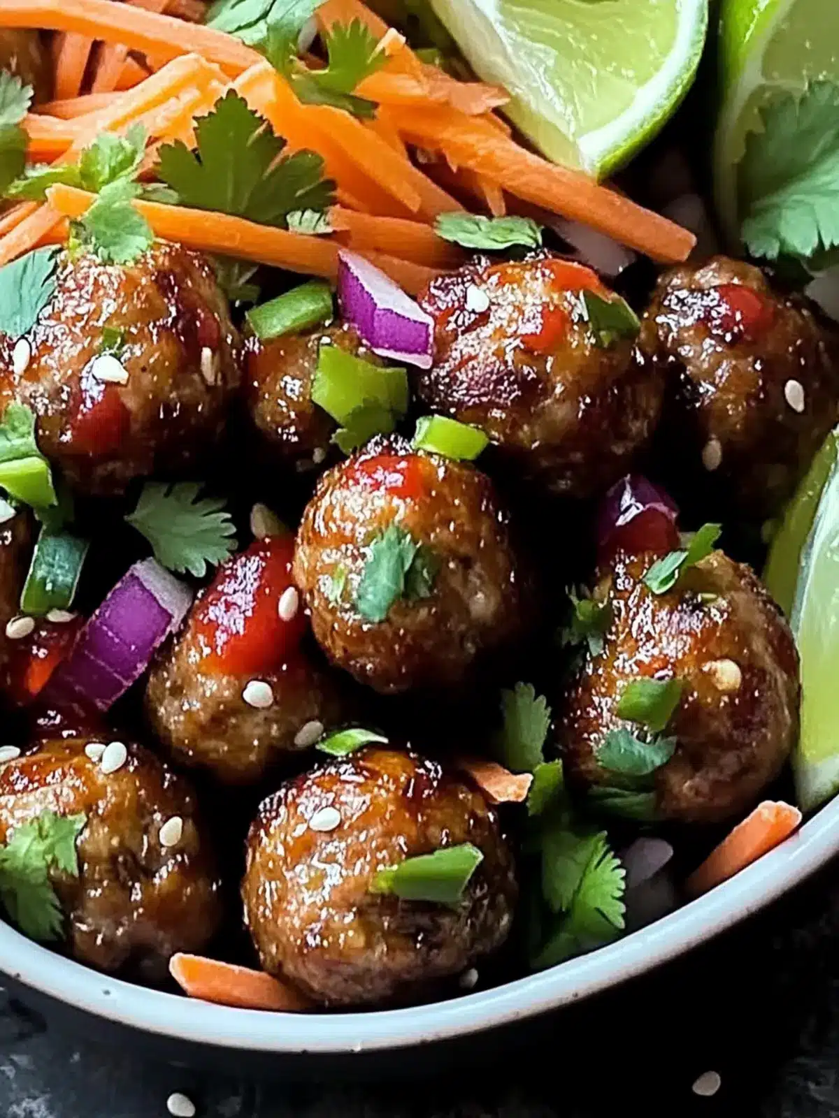 Banh Mi Meatballs: A Quick Twist on Vietnamese Comfort Food 3 Banh Mi Meatballs
