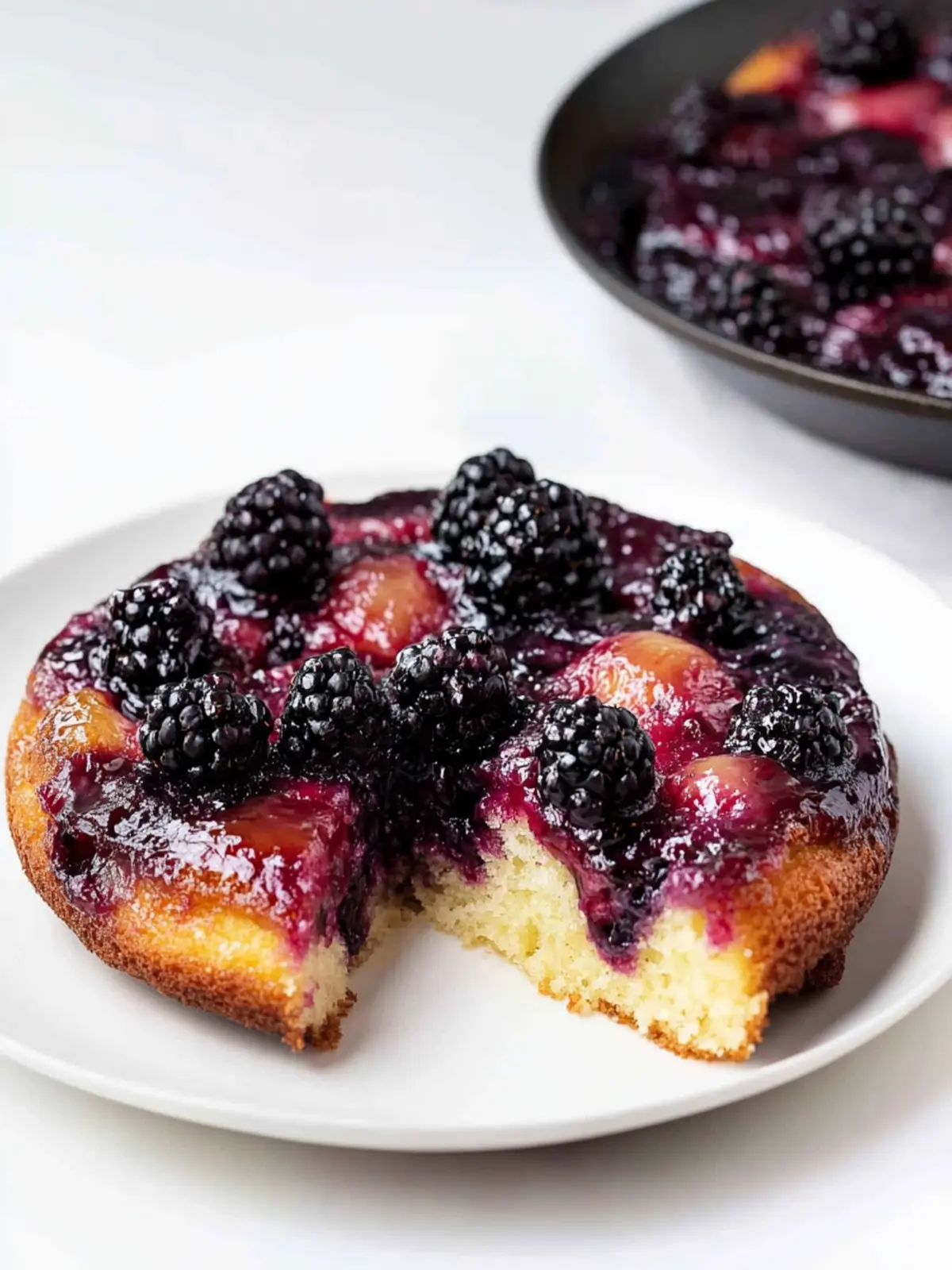 Irresistible Blackberry Upside-Down Skillet Cake Delight 4 Blackberry Upside-Down Skillet Cake