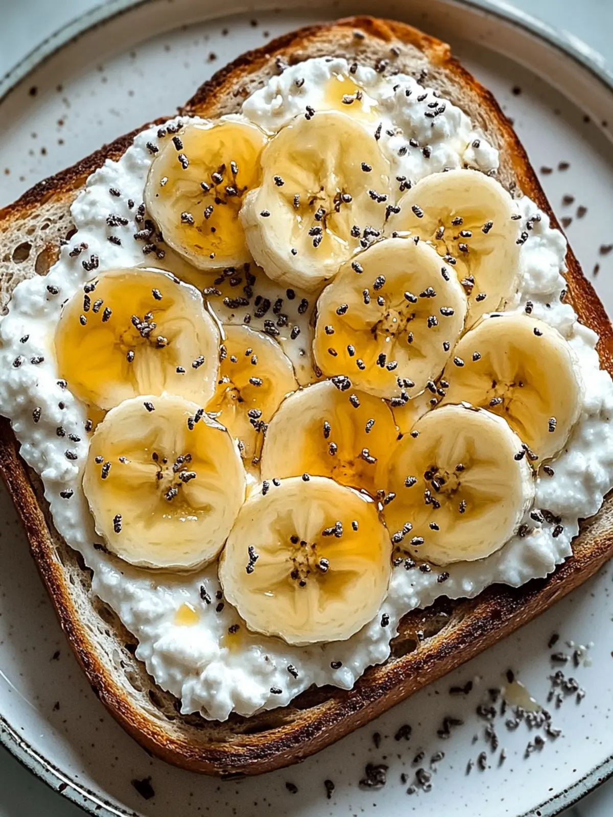 Delicious Cottage Cheese Banana Toast for a Quick Breakfast 4 Cottage Cheese Banana Toast