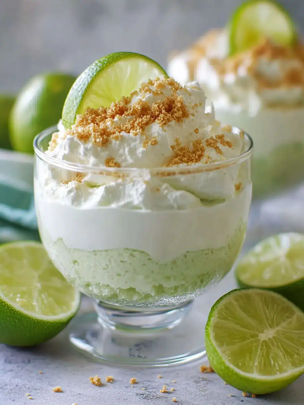 Lime Cheesecake Fluff: A Refreshing No-Bake Delight! 2 Lime Cheesecake Fluff