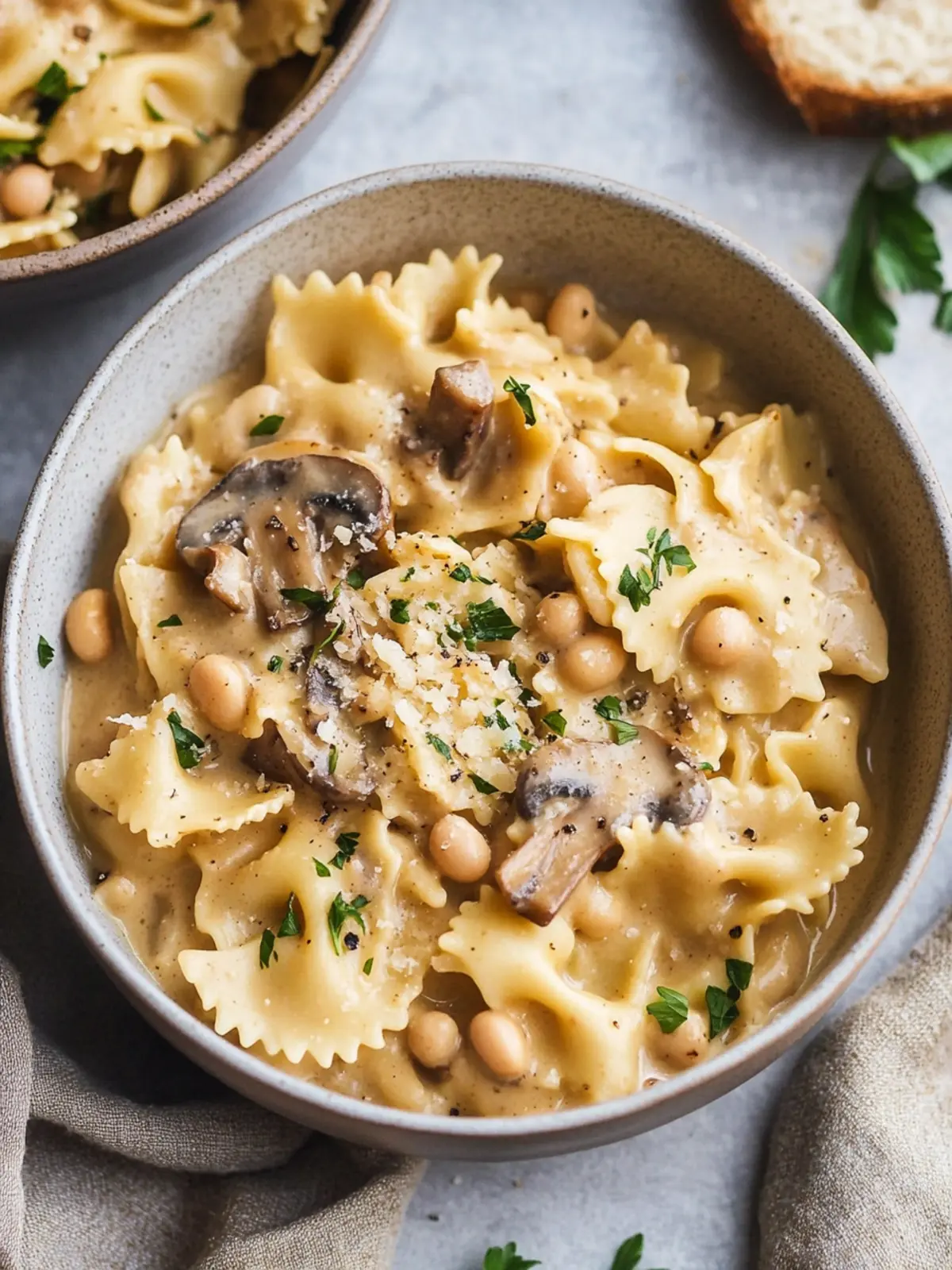 One-Pot Mushroom and White Bean Pasta That You’ll Love 3 One-Pot Mushroom and White Bean Pasta