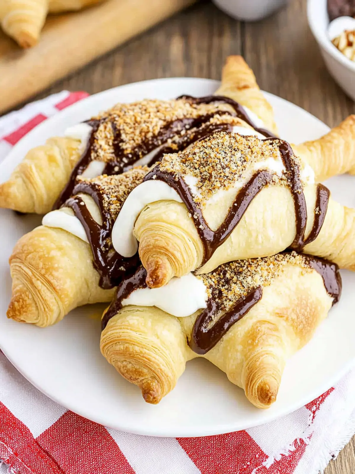 S’mores Crescent Rolls: Your New Favorite Dessert Treat 4 S’mores Crescent Rolls