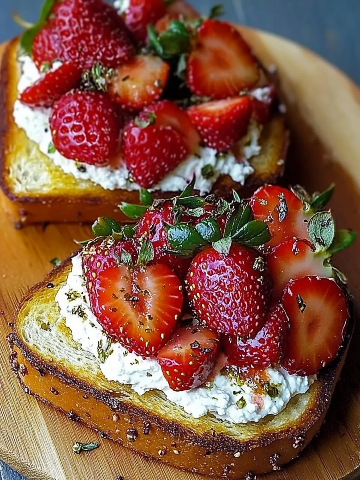 Heavenly Roasted Strawberry Whipped Ricotta Toast Recipe 5 Roasted Strawberry Whipped Ricotta Toast