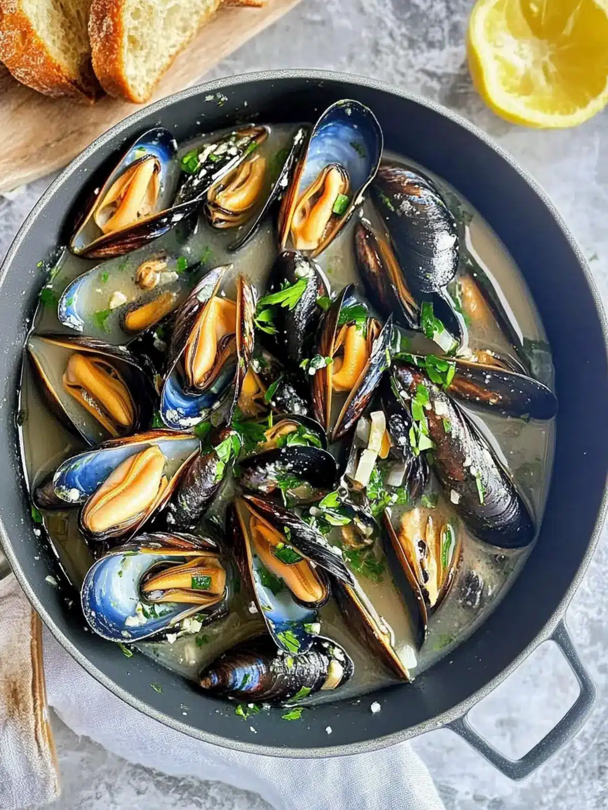 Mussels in Garlic Miso Broth: Your New Favorite Comfort Dish 5 Mussels in Garlic Miso Broth