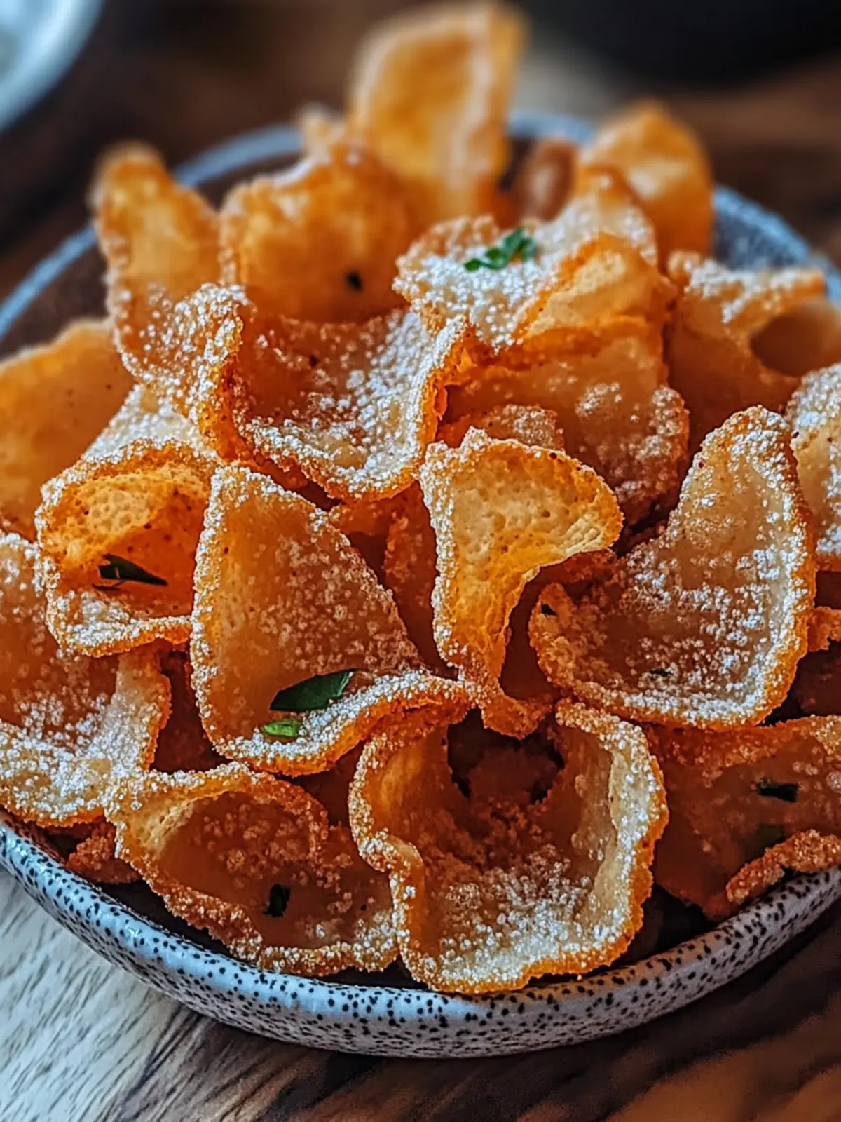 Crunchy Crispy Vegan Pork Rinds for Guilt-Free Snacking 2 Crunchy Crispy Vegan Pork Rinds