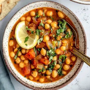 Warm Up with North African Chickpea Soup Magic 9 North African Chickpea Soup