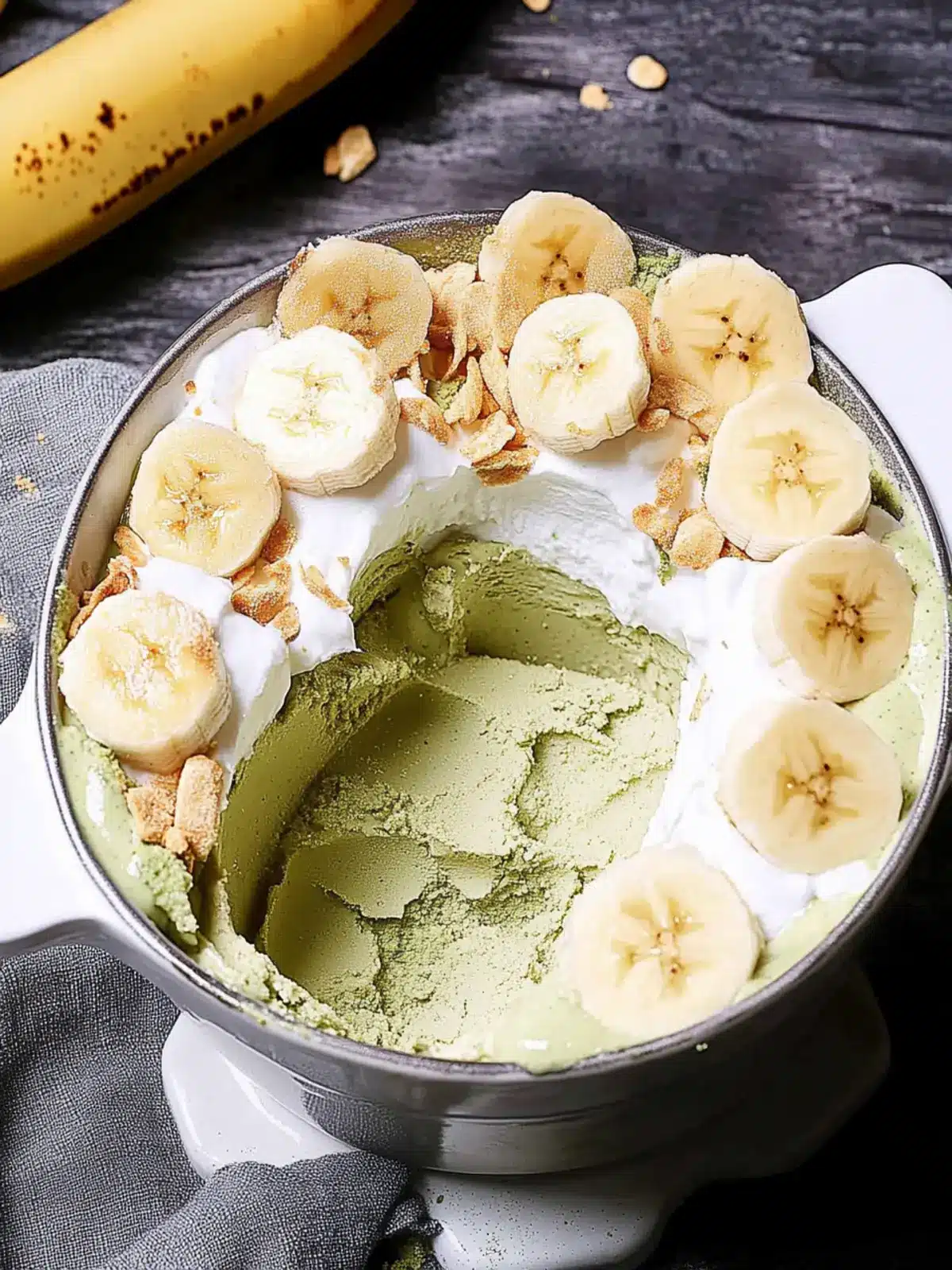 Irresistible Matcha Banana Pudding for a Sweet Twist 3 Matcha Banana Pudding