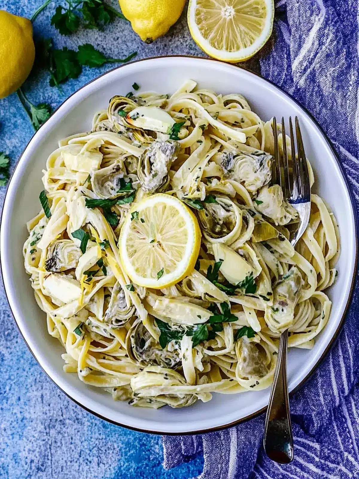 Zesty Vegan Lemon Artichoke Pasta for a Fresh Twist! 2 Vegan Lemon Artichoke Pasta