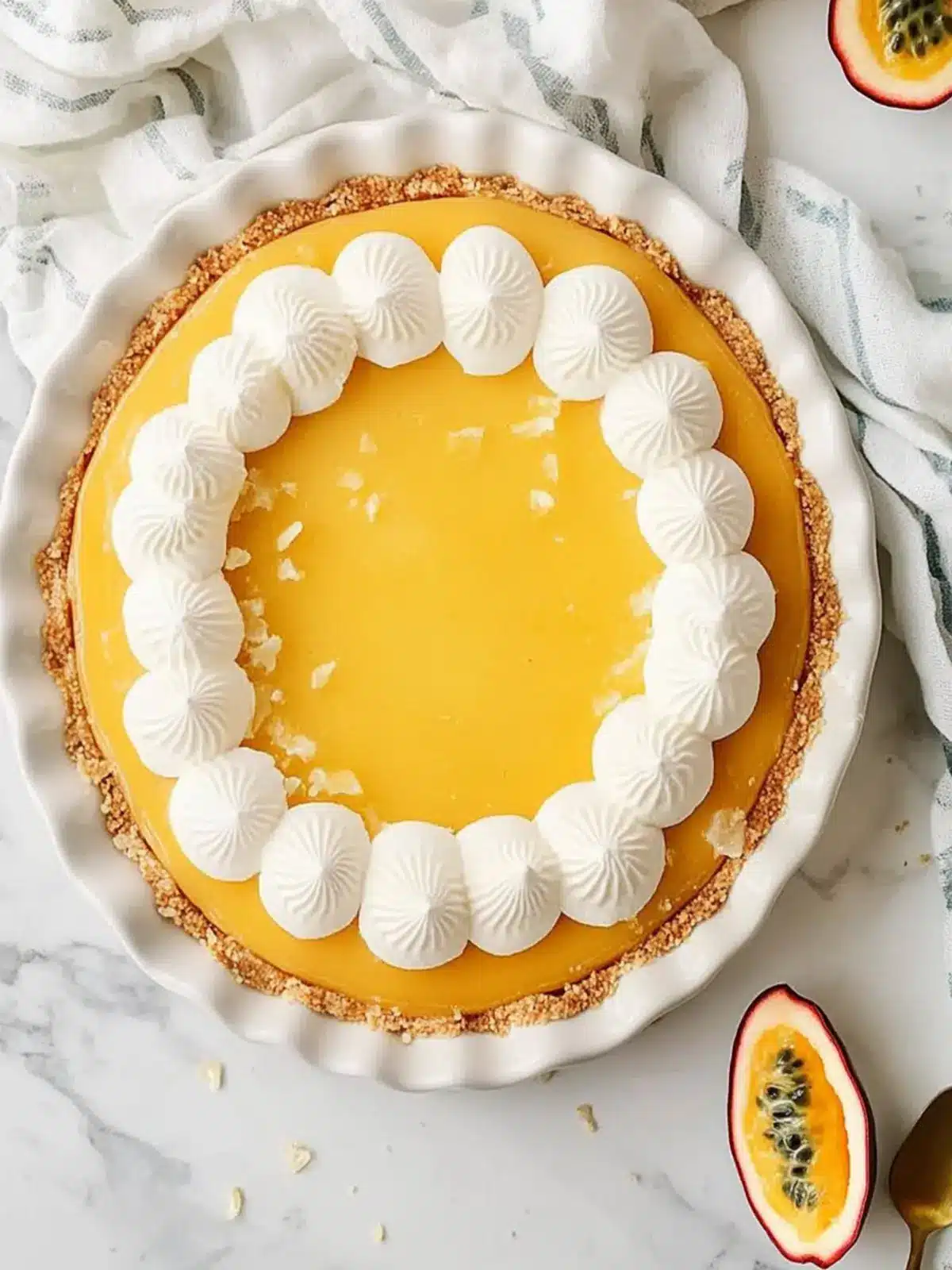 Delightful Passion Fruit Pie: A Tropical Escape at Home 5 Passion Fruit Pie