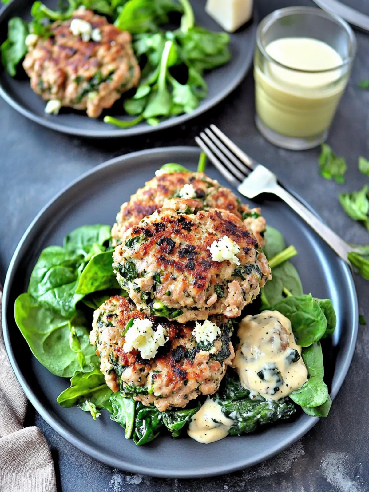 Delicious Keto Spinach Feta Turkey Burgers for Healthy Eats 4 Keto Spinach Feta Turkey Burgers
