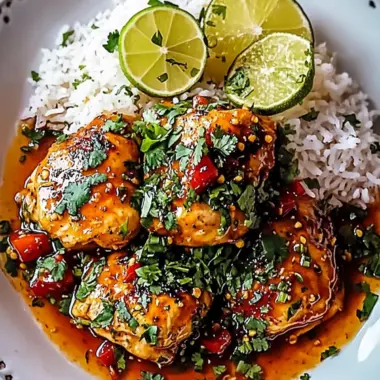 Savor Spicy Maple Chicken & Coconut Rice for a Flavor Boost 10 Spicy Maple Chicken & Coconut Rice