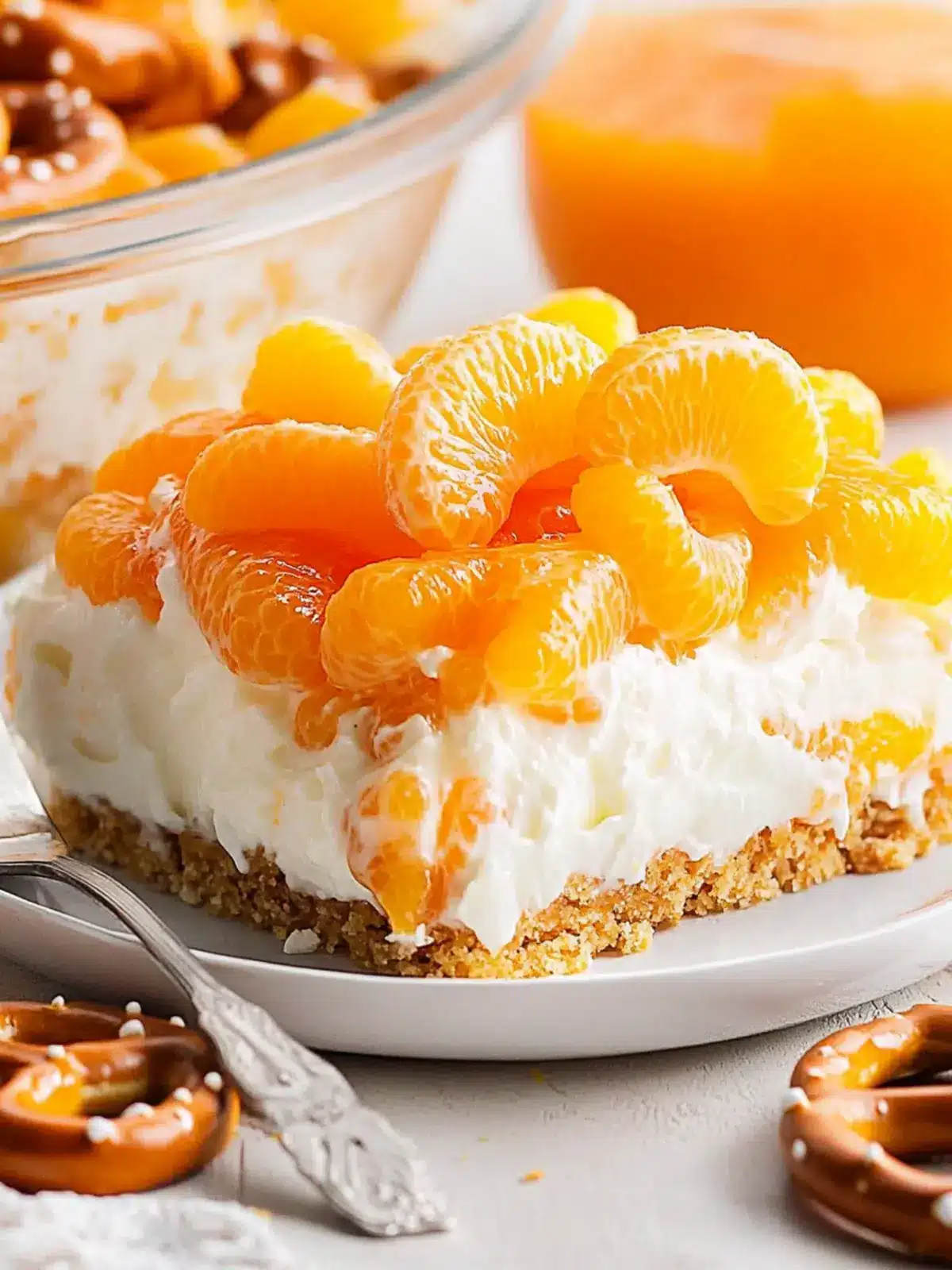 Delicious Mandarin Orange Pretzel Salad for a Sweet Surprise 2 Mandarin Orange Pretzel Salad
