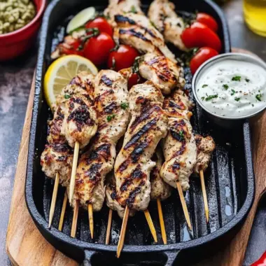 Flavor-Packed Greek Chicken Souvlaki for Home Grillers 9 Greek Chicken Souvlaki