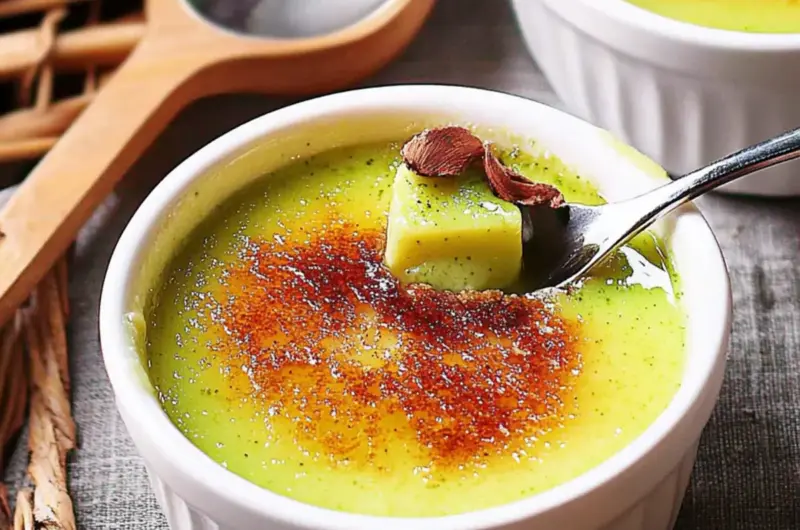 Pandan Creme Brulee