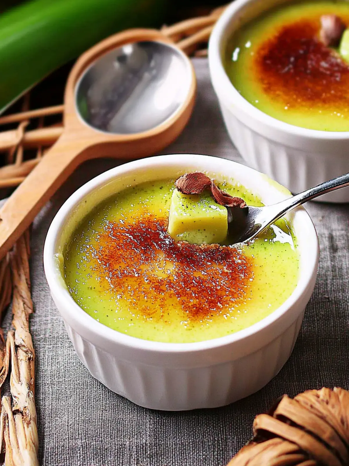 Luscious Pandan Creme Brulee You Can't Resist Making 5 Pandan Creme Brulee
