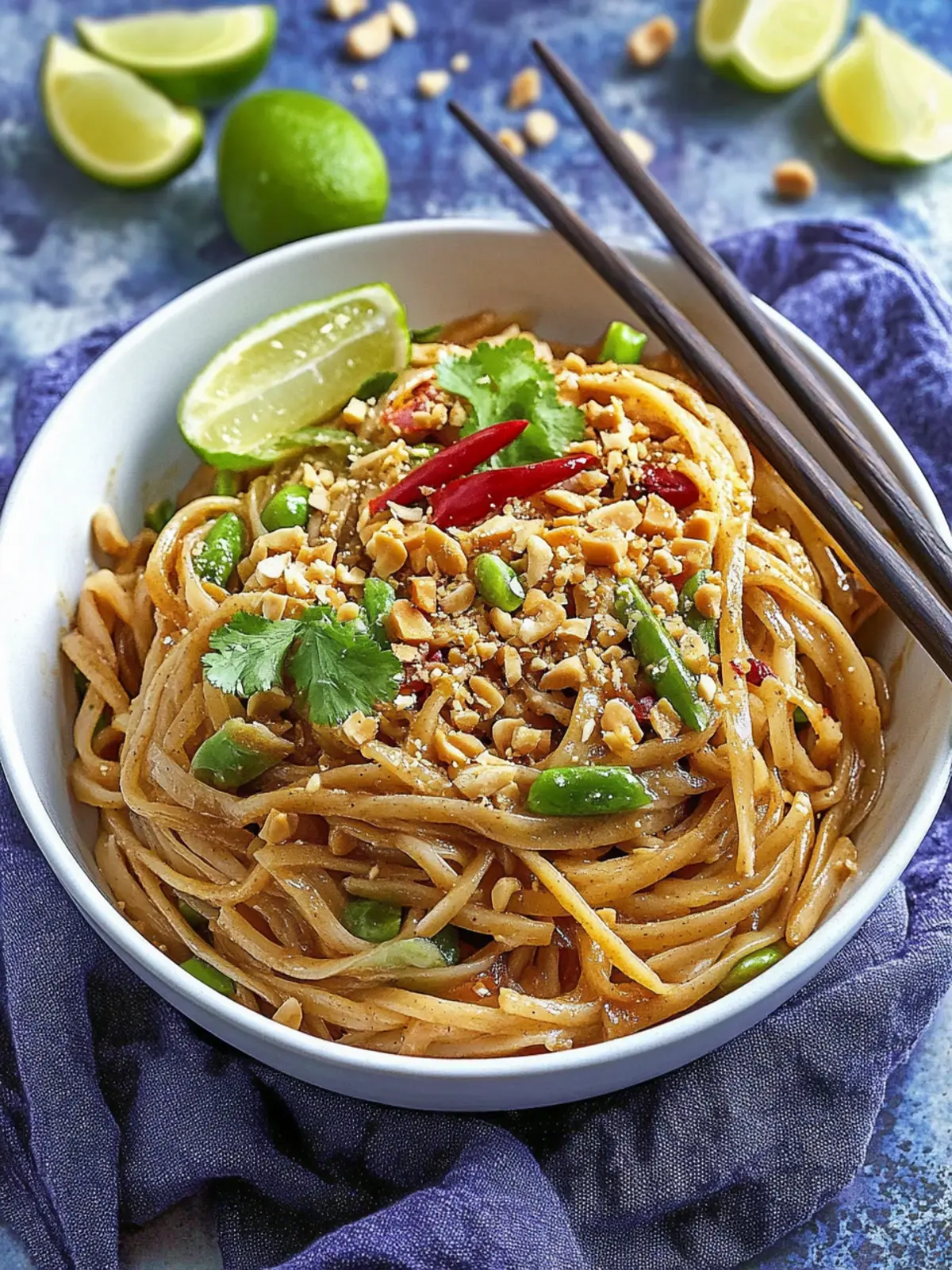 Delicious Thai Peanut Noodles You Can Make in 15 Minutes! 2 Thai Peanut Noodles