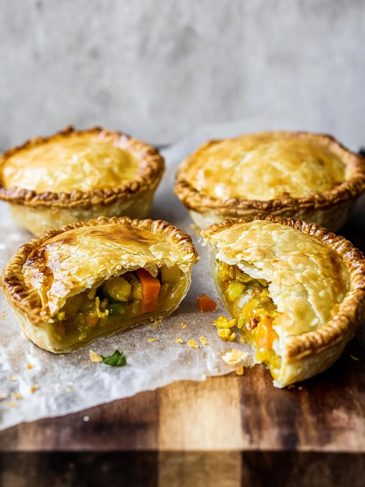 Irresistible Vegetable Curry Pies Perfect for Cozy Nights 3 Vegetable Curry Pies