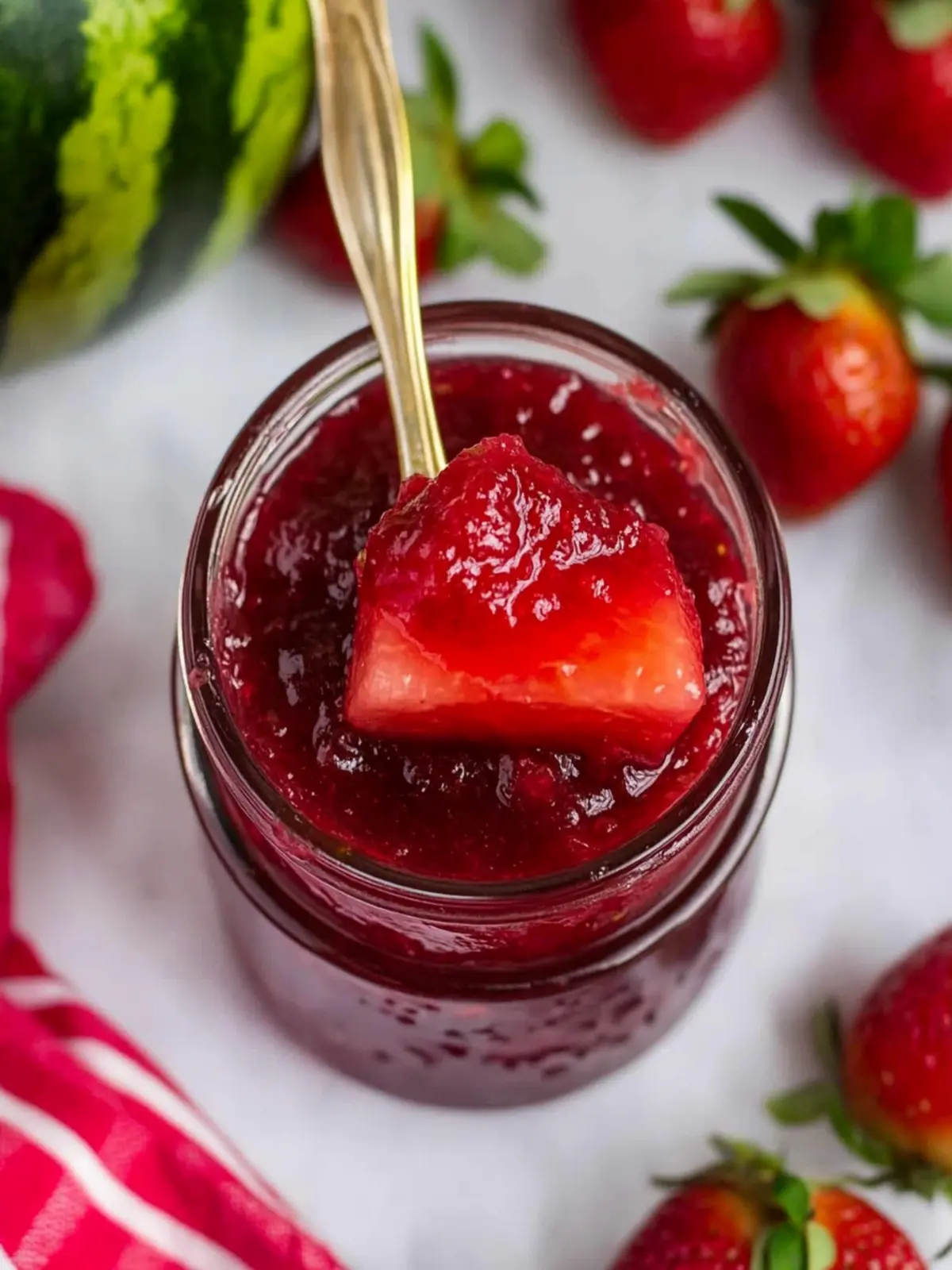 Sweet and Tangy Strawberry Watermelon Jam You’ll Love 4 Strawberry Watermelon Jam