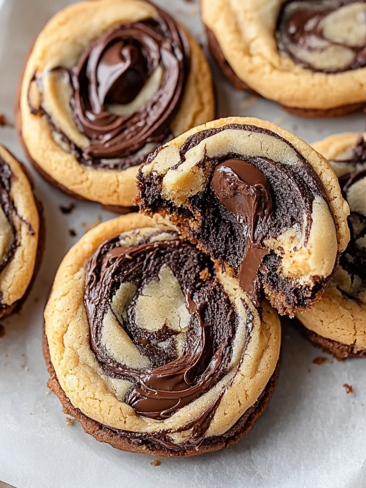 Peanut Butter Brownie Swirl Cookies That Melt in Your Mouth 4 Peanut Butter Brownie Swirl Cookies