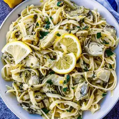 Zesty Vegan Lemon Artichoke Pasta for a Fresh Twist! 10 Vegan Lemon Artichoke Pasta