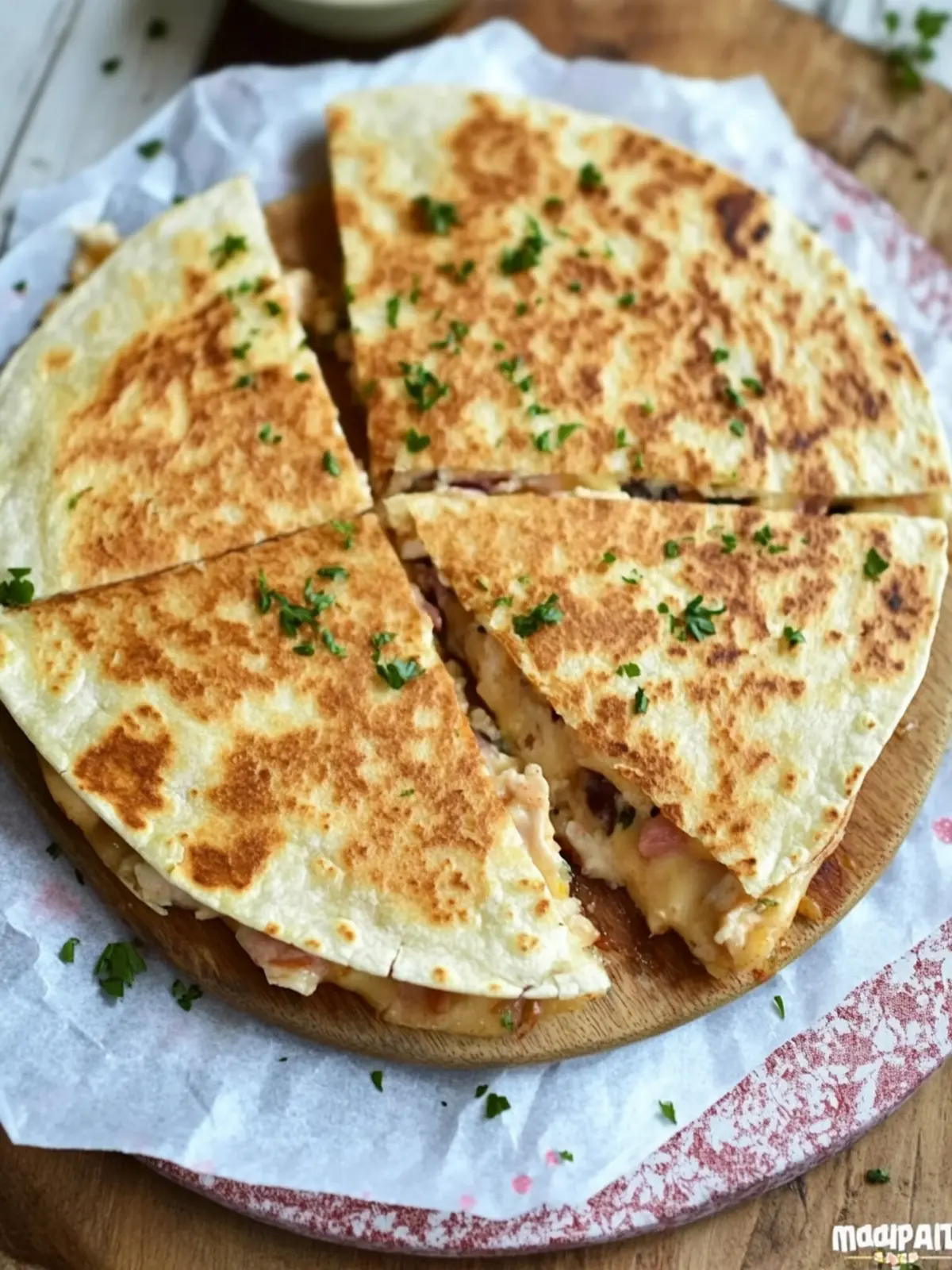 Savor Chicken Cordon Bleu Quesadillas in Just 25 Minutes 5 Chicken Cordon Bleu Quesadillas