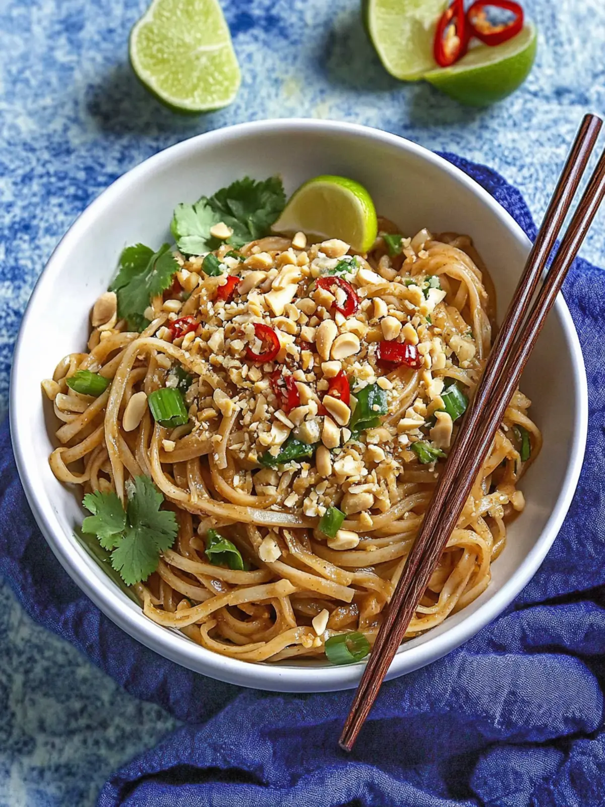 Delicious Thai Peanut Noodles You Can Make in 15 Minutes! 4 Thai Peanut Noodles