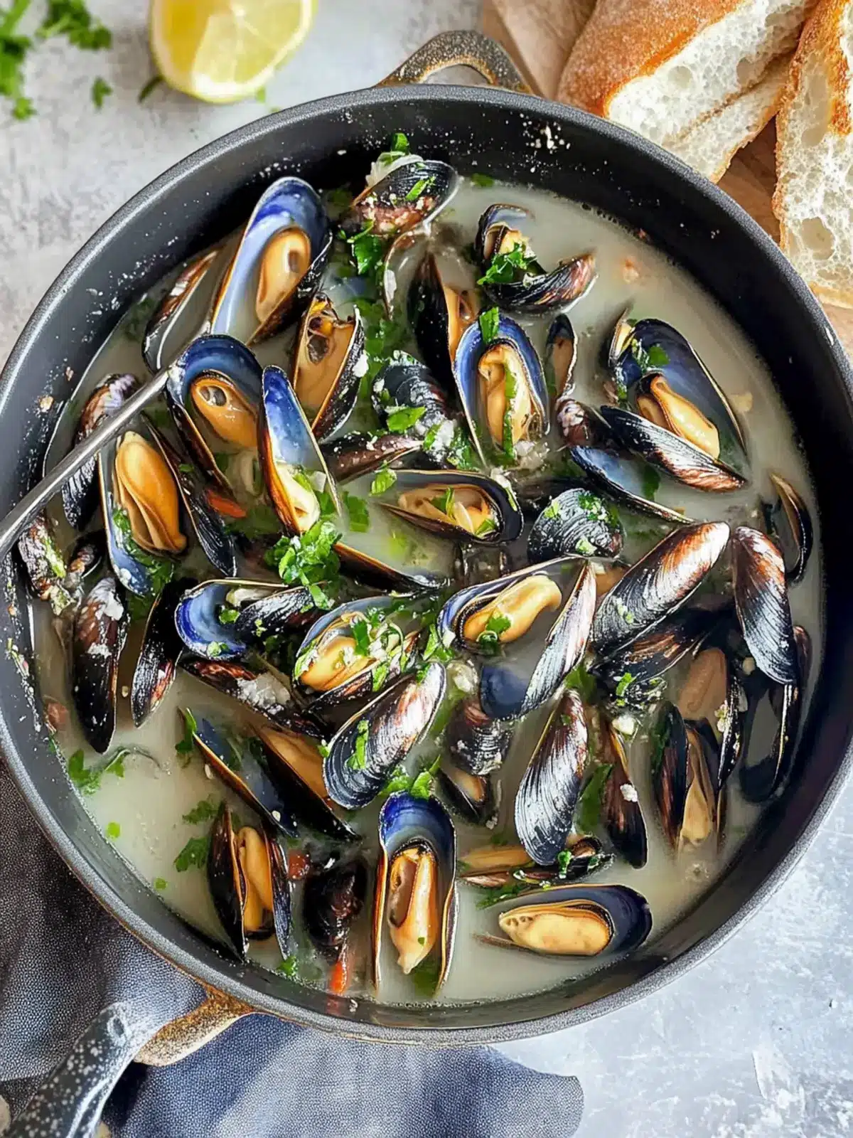 Mussels in Garlic Miso Broth: Your New Favorite Comfort Dish 2 Mussels in Garlic Miso Broth