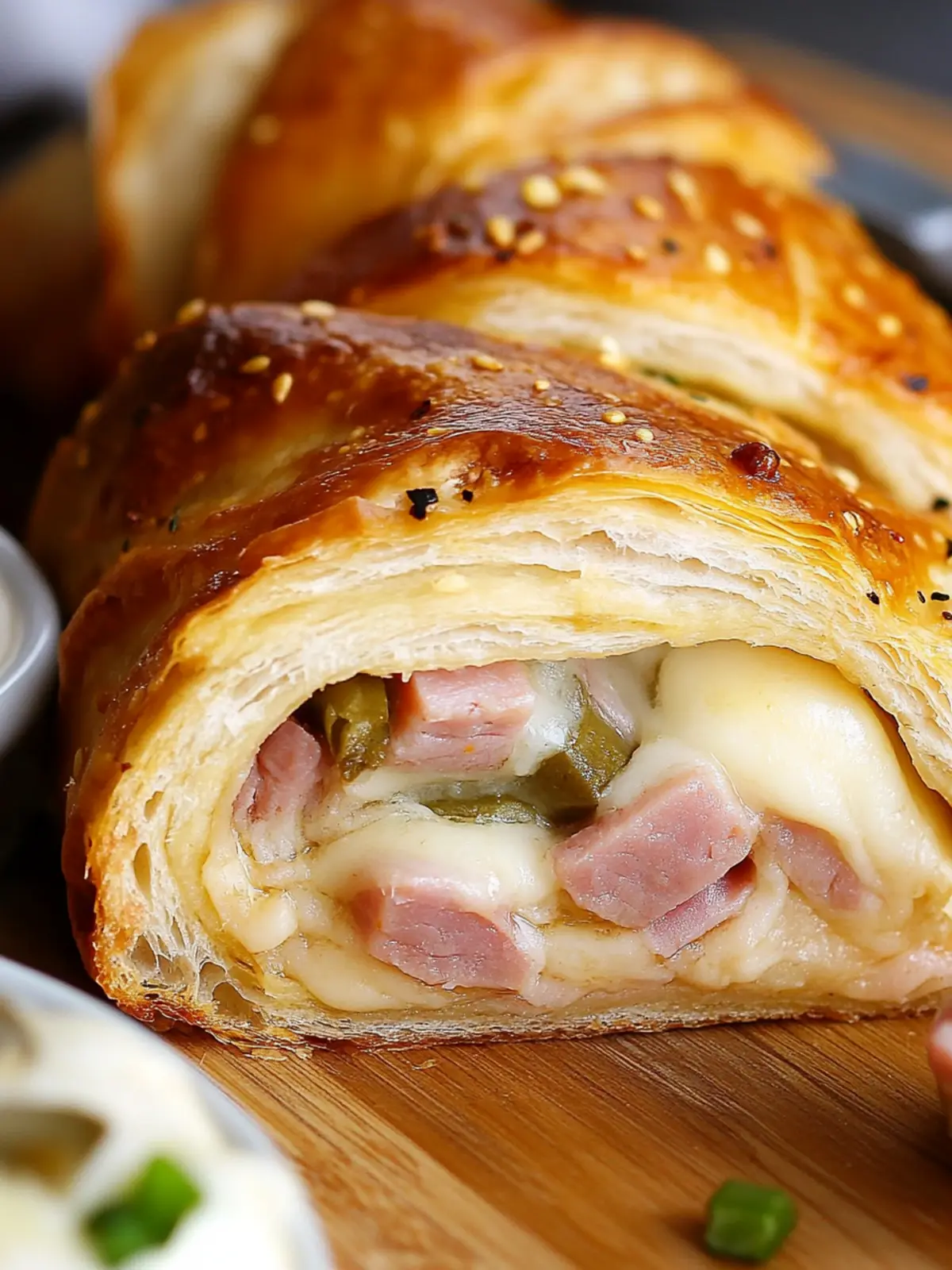 Melt-in-Your-Mouth Baked Ham and Cheese Rollups Recipe 5 Baked Ham and Cheese Rollups