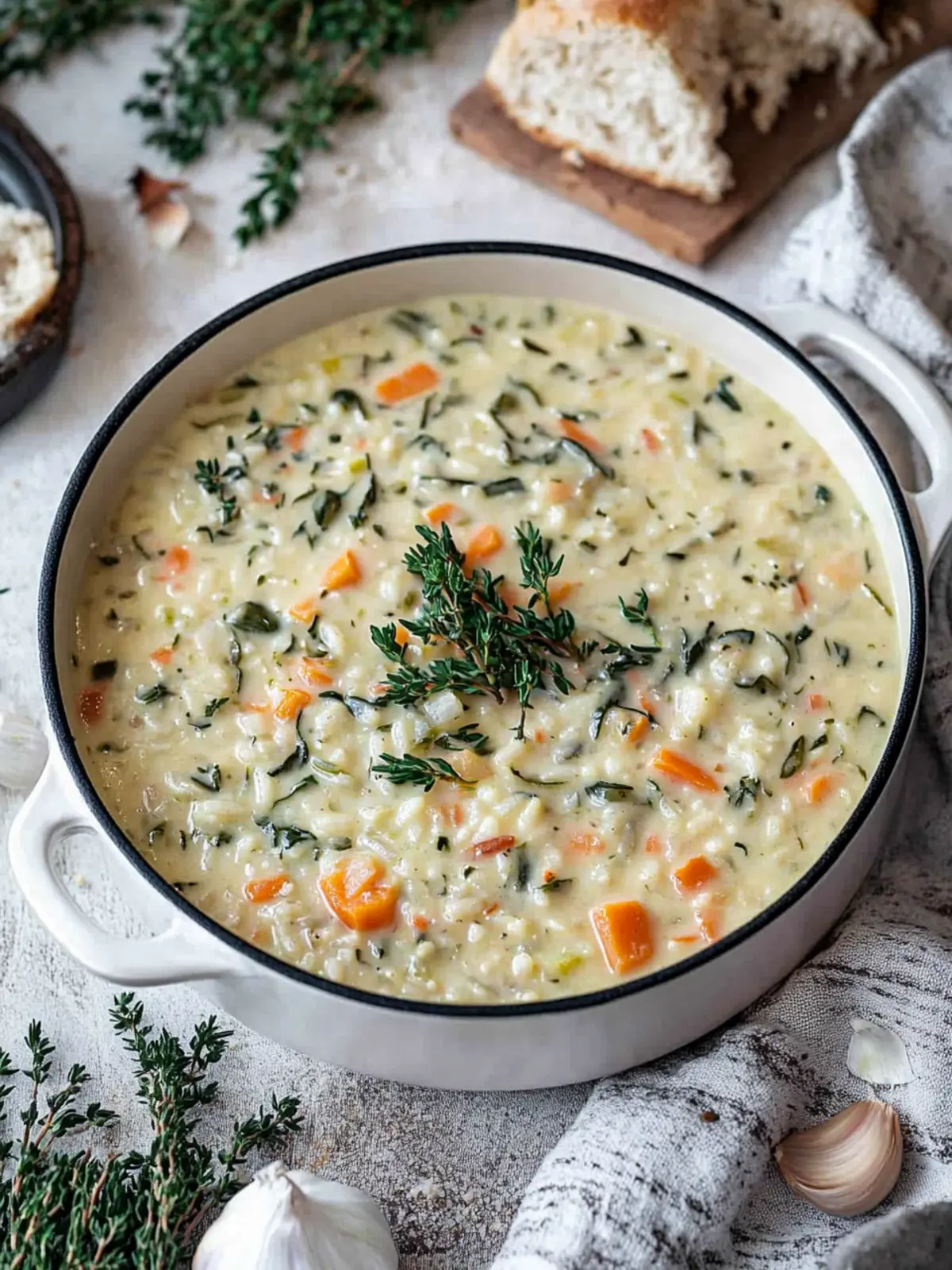 Creamy Vegetable Rice Soup for Cozy Home-Cooked Comfort 5 Creamy Vegetable Rice Soup