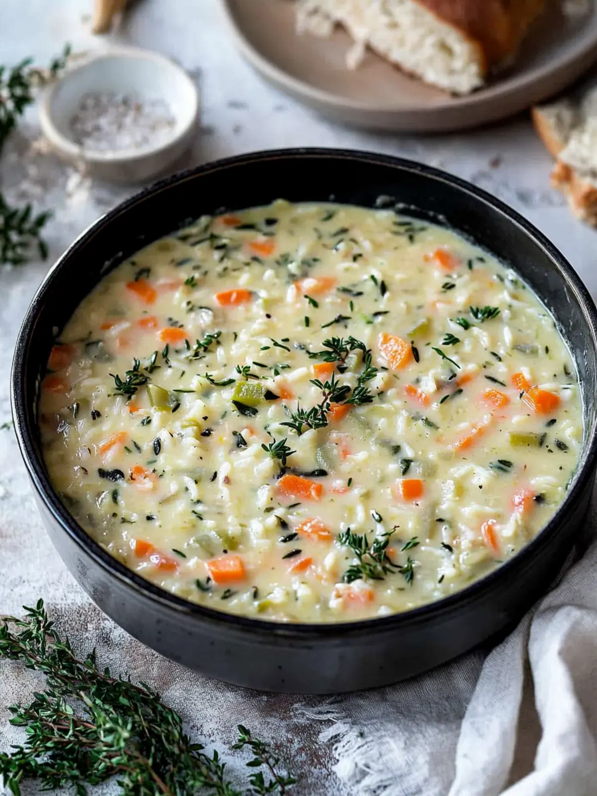 Creamy Vegetable Rice Soup for Cozy Home-Cooked Comfort 4 Creamy Vegetable Rice Soup