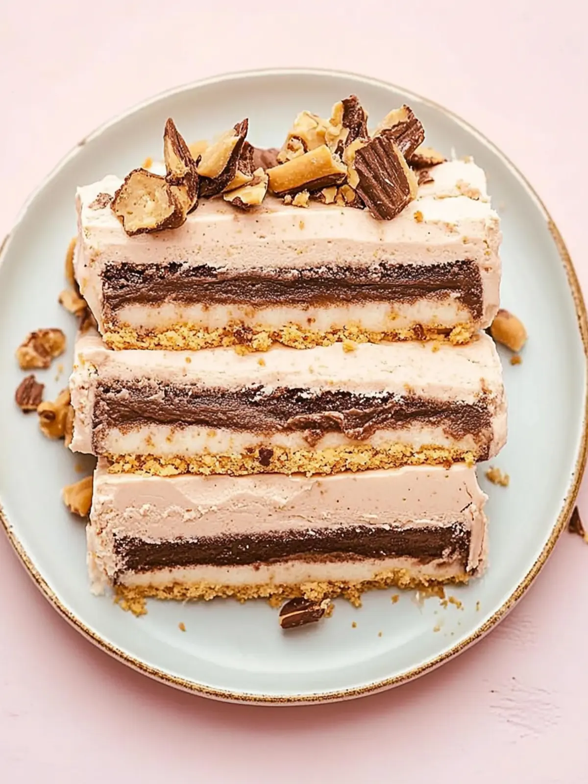 Irresistible Peanut Butter Ice Box Cake Ready to Impress! 2 Peanut Butter Ice Box Cake