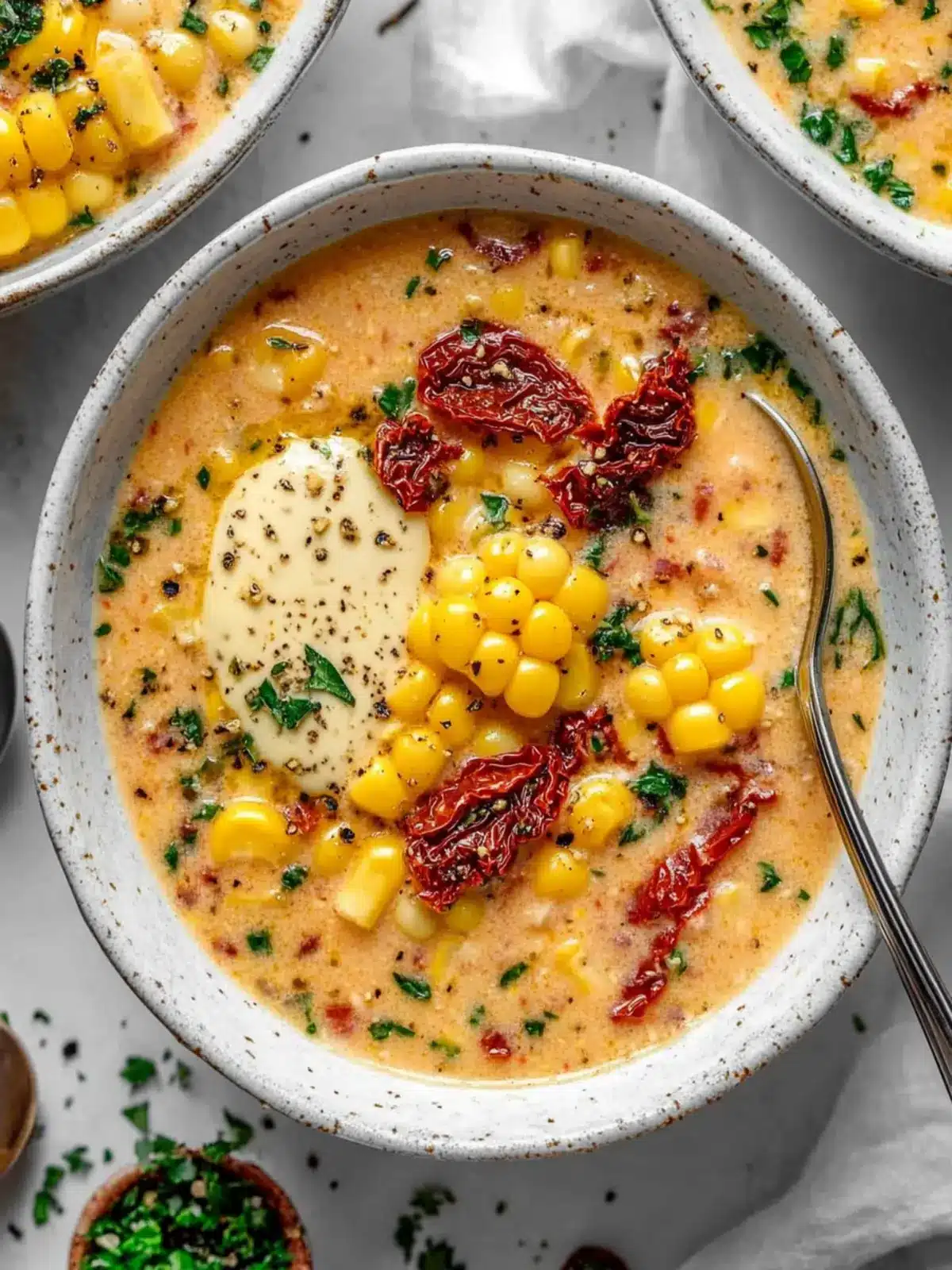 Irresistible Sun Dried Tomato Corn Chowder for Cozy Evenings 2 Sun Dried Tomato Corn Chowder