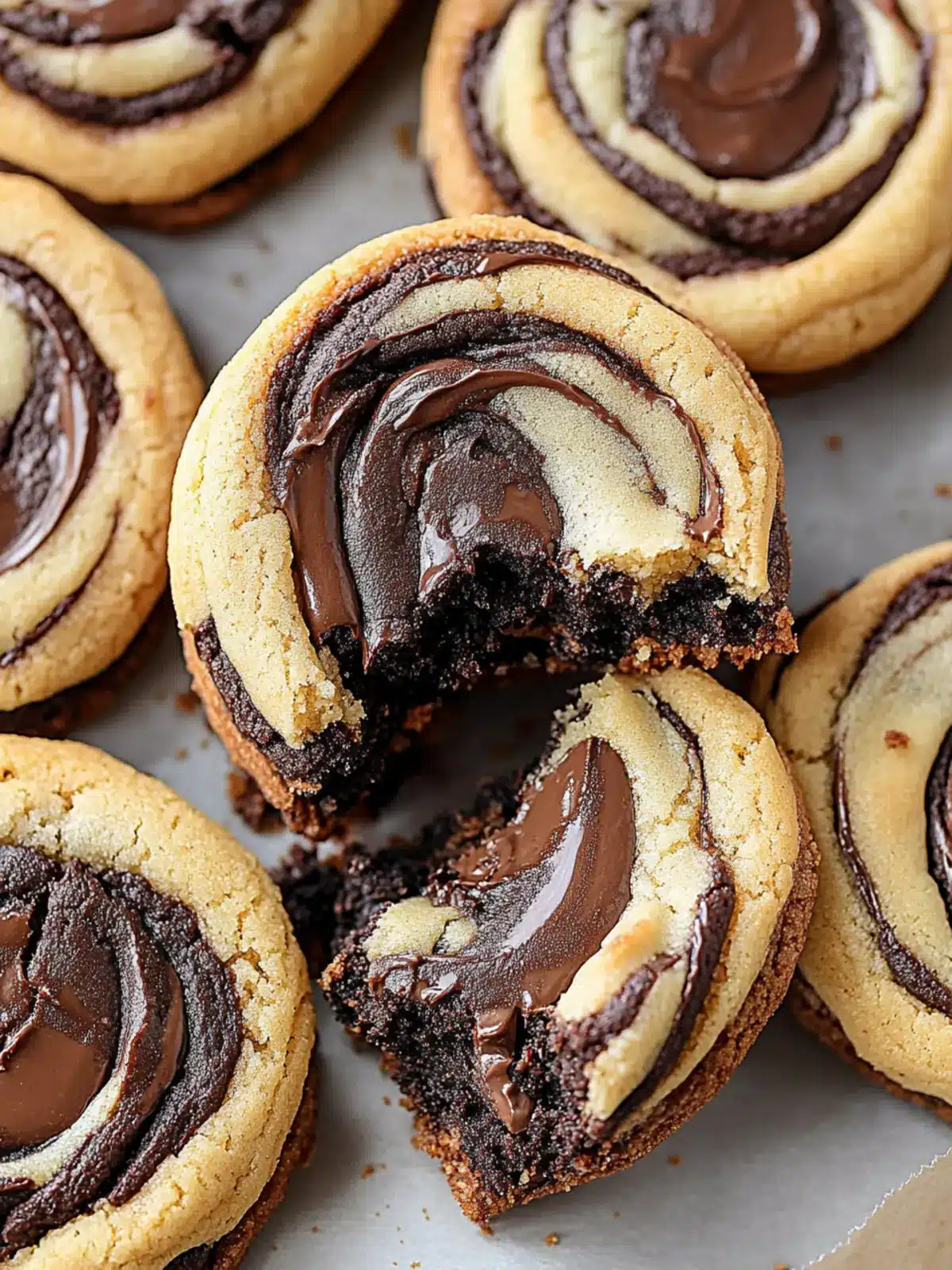 Peanut Butter Brownie Swirl Cookies That Melt in Your Mouth 3 Peanut Butter Brownie Swirl Cookies