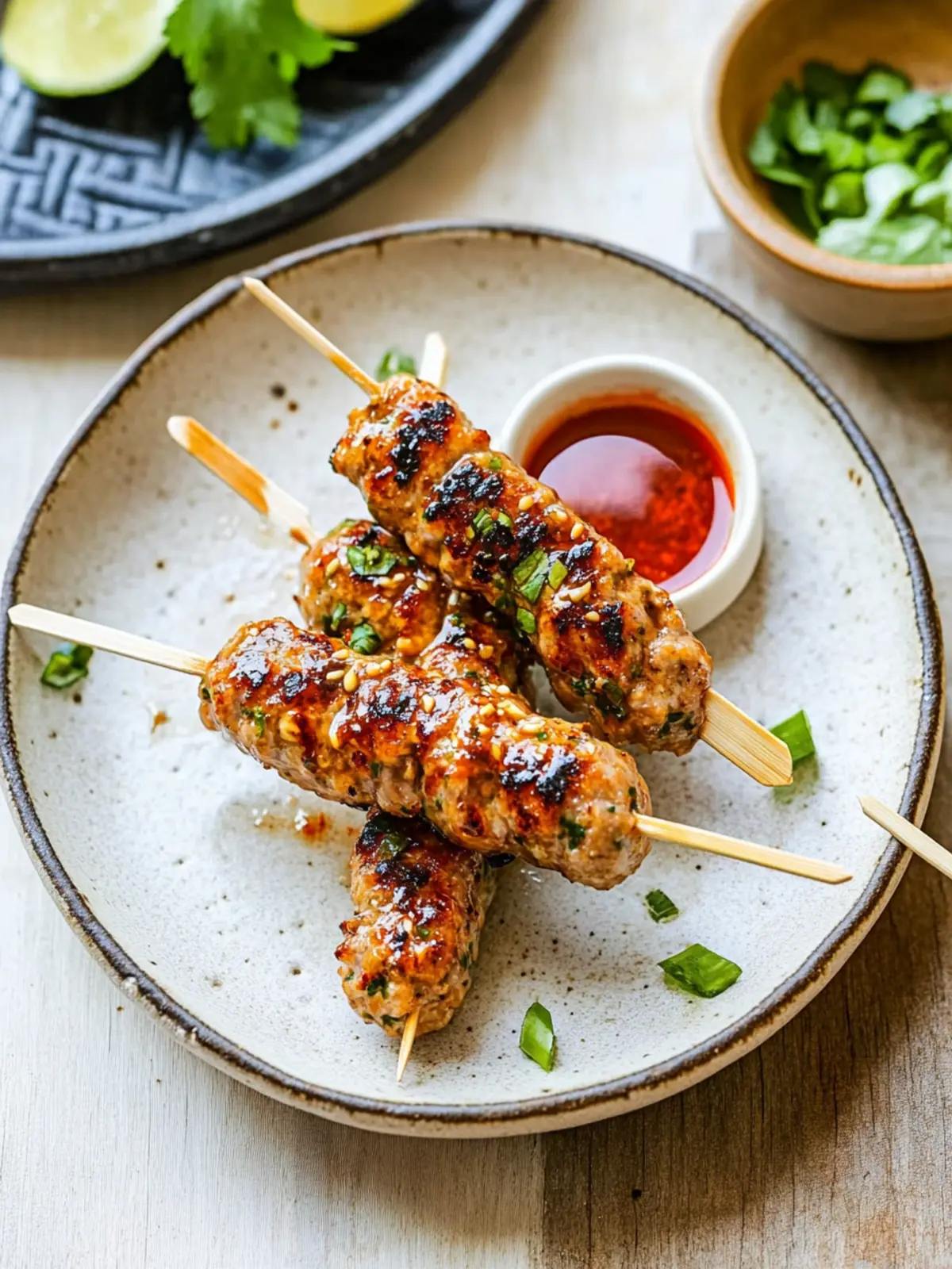 Japanese Chicken Meatball Skewers: Grilled Perfection at Home 5 Japanese Chicken Meatball Skewers