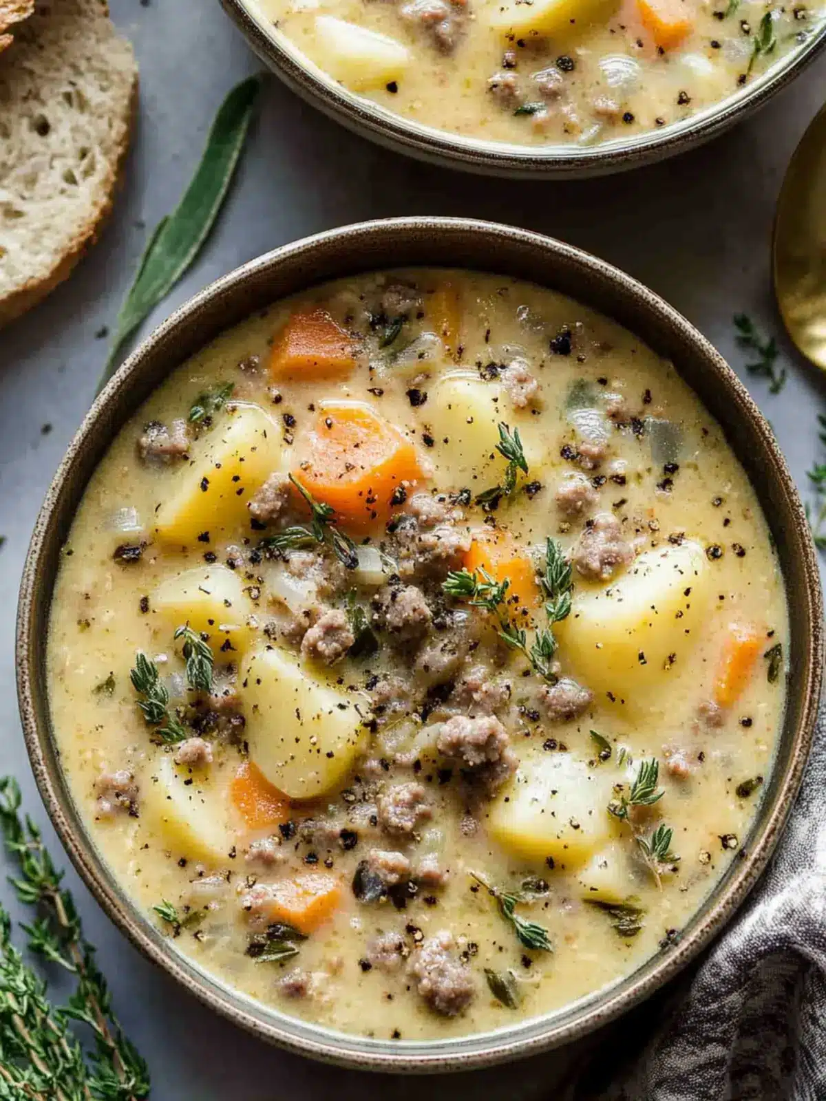 Creamy Potato and Sausage Chowder That's Pure Comfort 5 Potato and Sausage Chowder