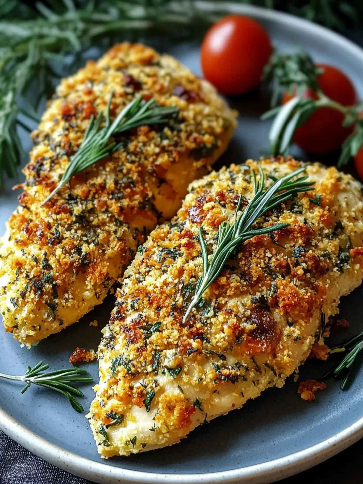 Herb-Crusted Baked Chicken: Crispy, Flavor-Packed Delight 2 Herb-Crusted Baked Chicken