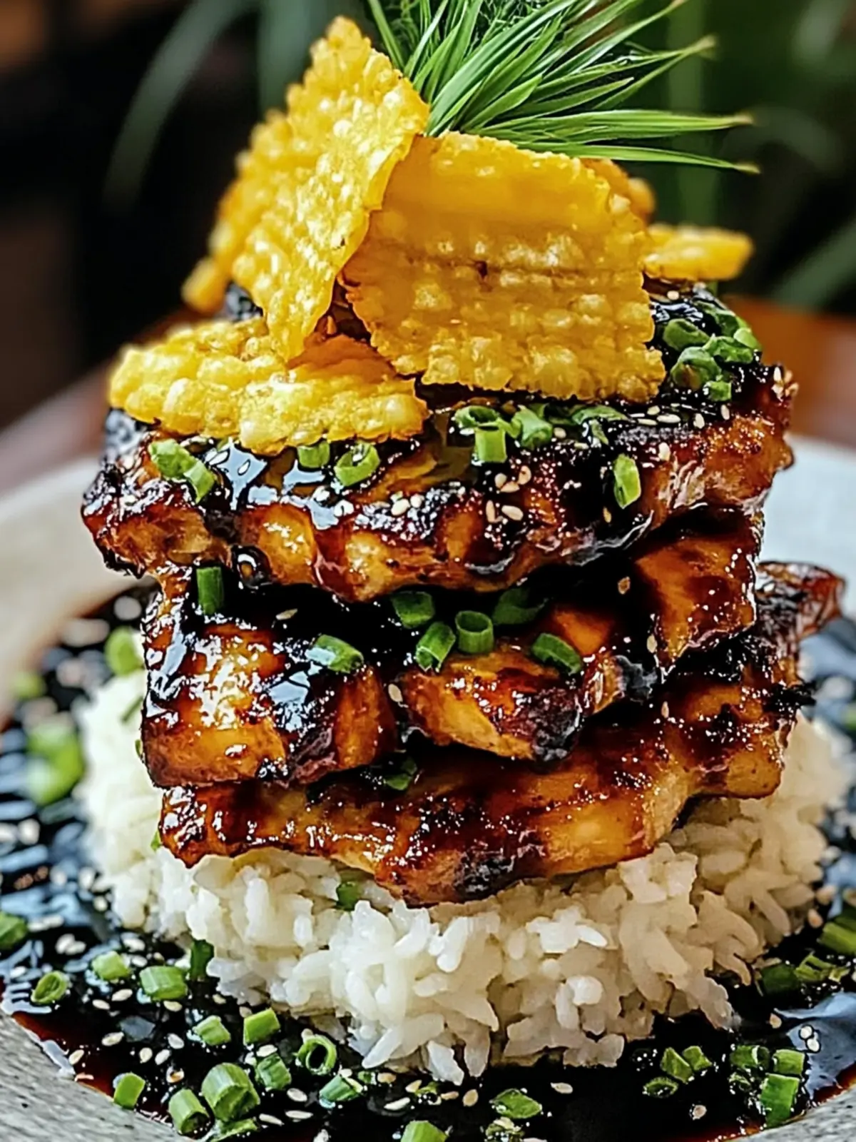 Savor the Flavor: Hawaiian Huli Huli Chicken Stack Delight 3 Hawaiian Huli Huli Chicken Stack