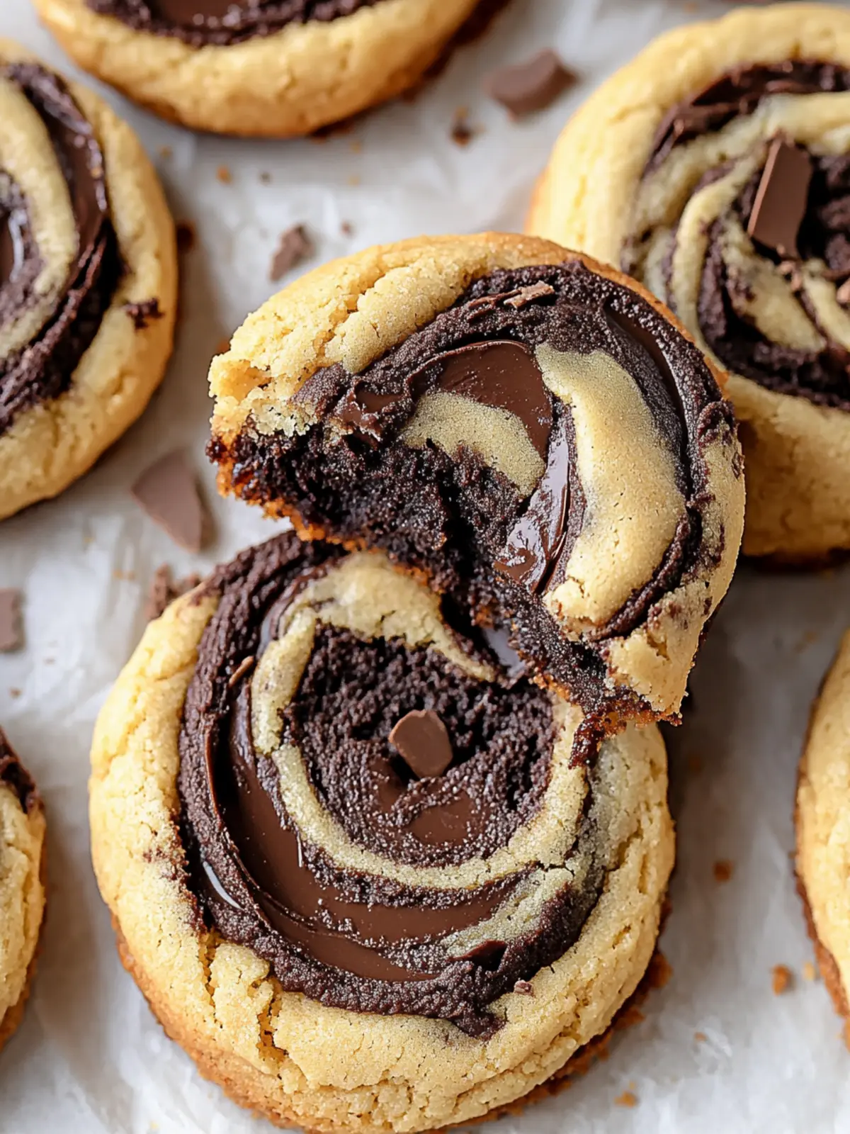 Peanut Butter Brownie Swirl Cookies That Melt in Your Mouth 5 Peanut Butter Brownie Swirl Cookies