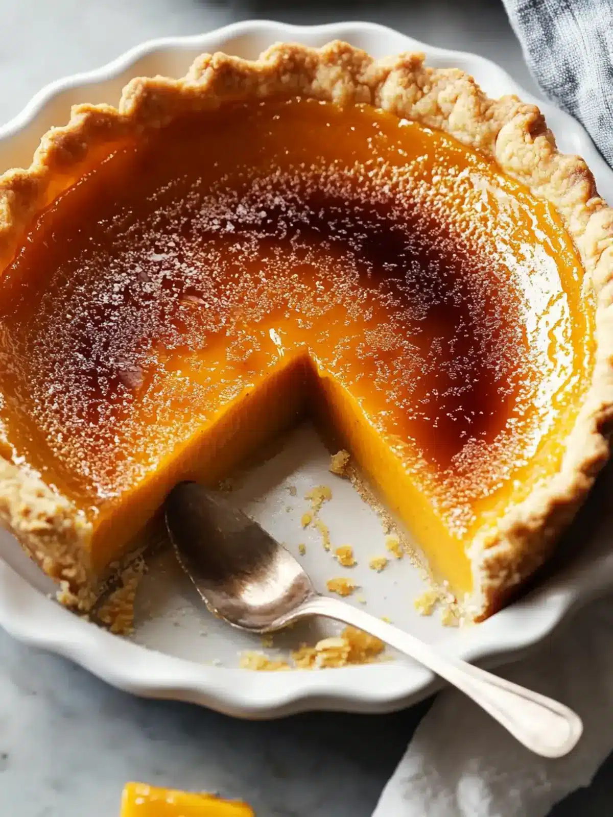 Elevate Dessert Night with Pumpkin Pie Brûlée and Bourbon Vanilla 5 Pumpkin Pie Brulee with Bourbon Vanilla