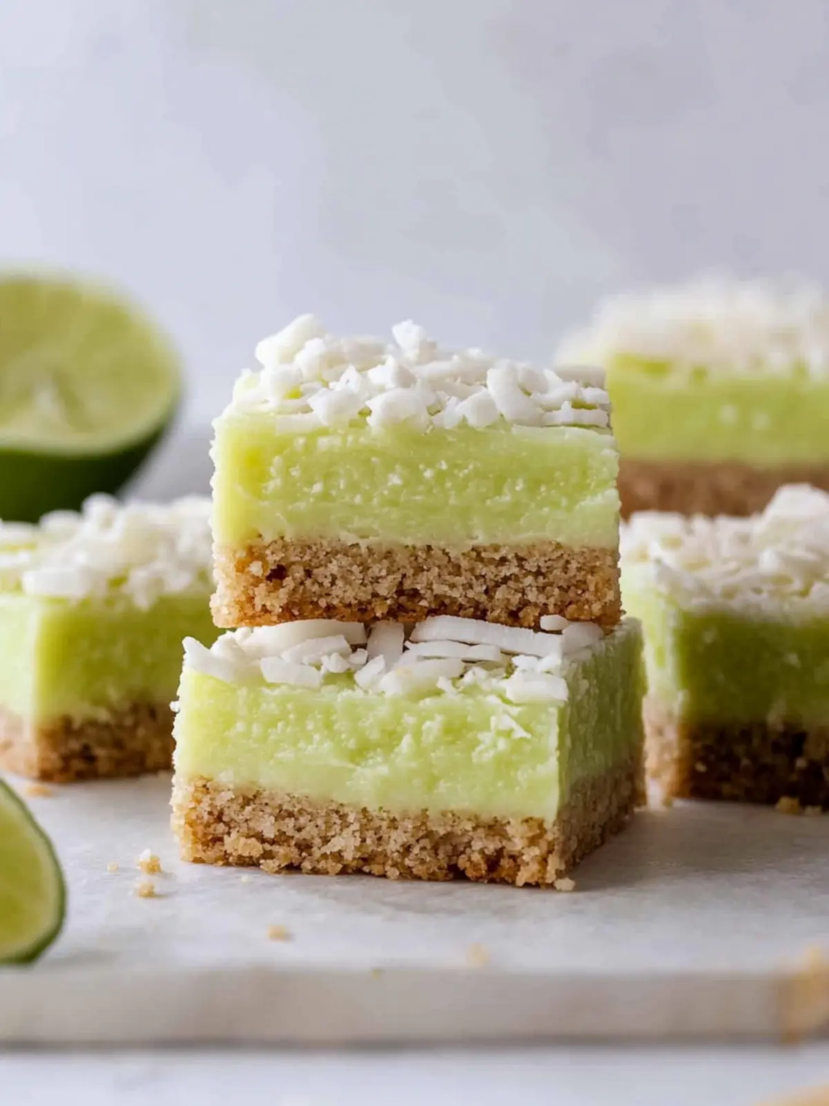 Lime Frosted Coconut Bars That Brighten Your Day 5 lime frosted coconut bars