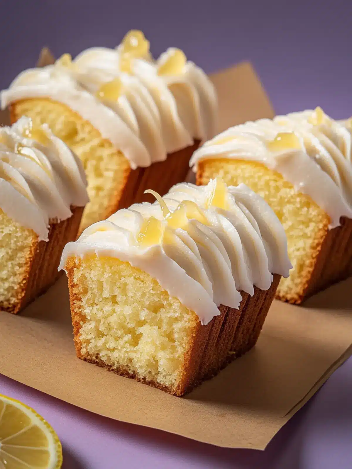 Delicious Mini Lemon Drizzle Loaf Cakes for Joyful Snacking 4 Mini Lemon Drizzle Loaf Cakes