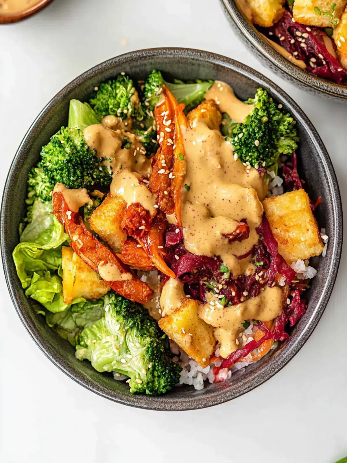 Savor Vegan Dragon Bowls with Miso Gravy Tonight! 3 Vegan Dragon Bowls with Miso Gravy