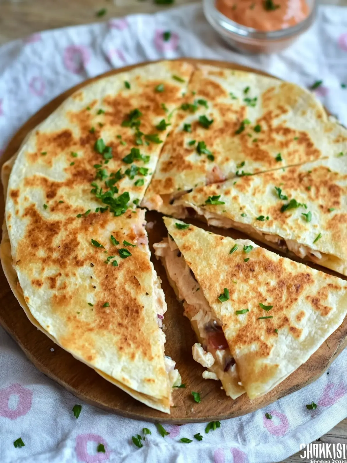 Savor Chicken Cordon Bleu Quesadillas in Just 25 Minutes 3 Chicken Cordon Bleu Quesadillas