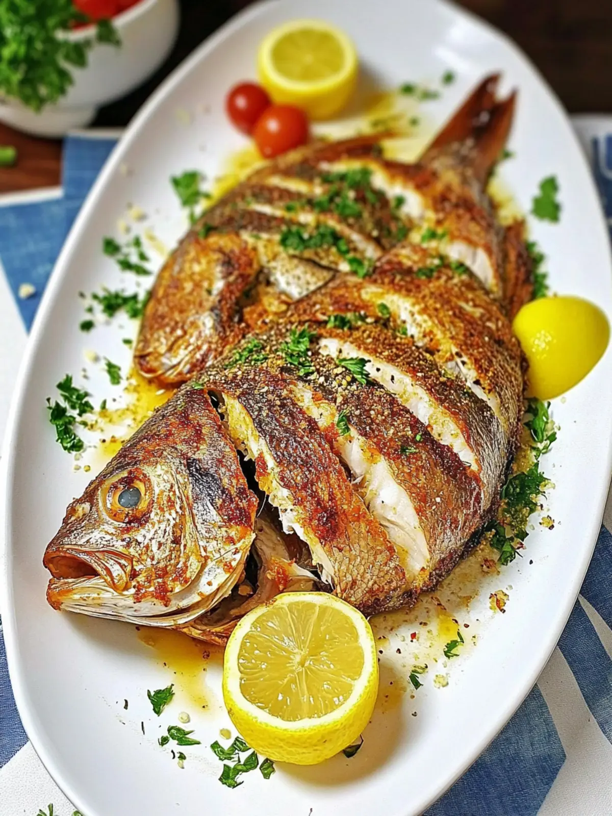 Zesty Oven Baked Whole Snapper for Effortless Dinners 2 Oven Baked Whole Snapper