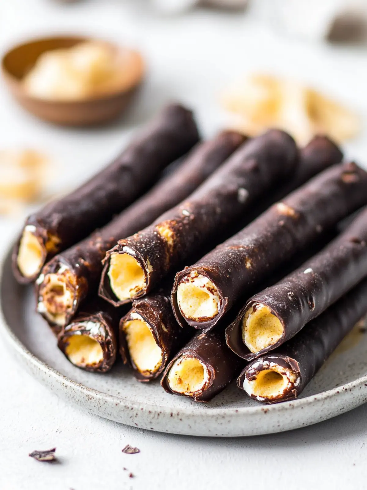 Irresistible Homemade Chocolate Wafer Rolls with Peanut Butter 3 homemade chocolate wafer rolls