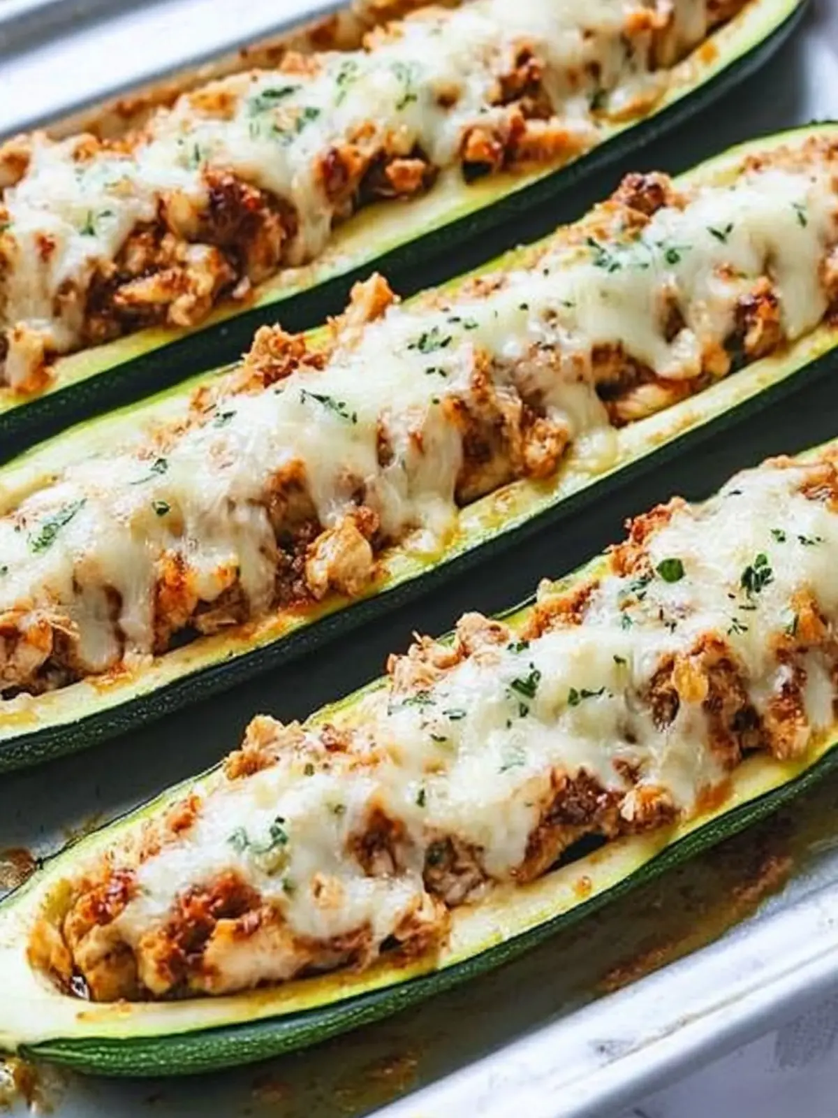 Savory Garlic Sesame Chicken Zucchini Boats You’ll Love 2 Garlic Sesame Chicken Zucchini Boats
