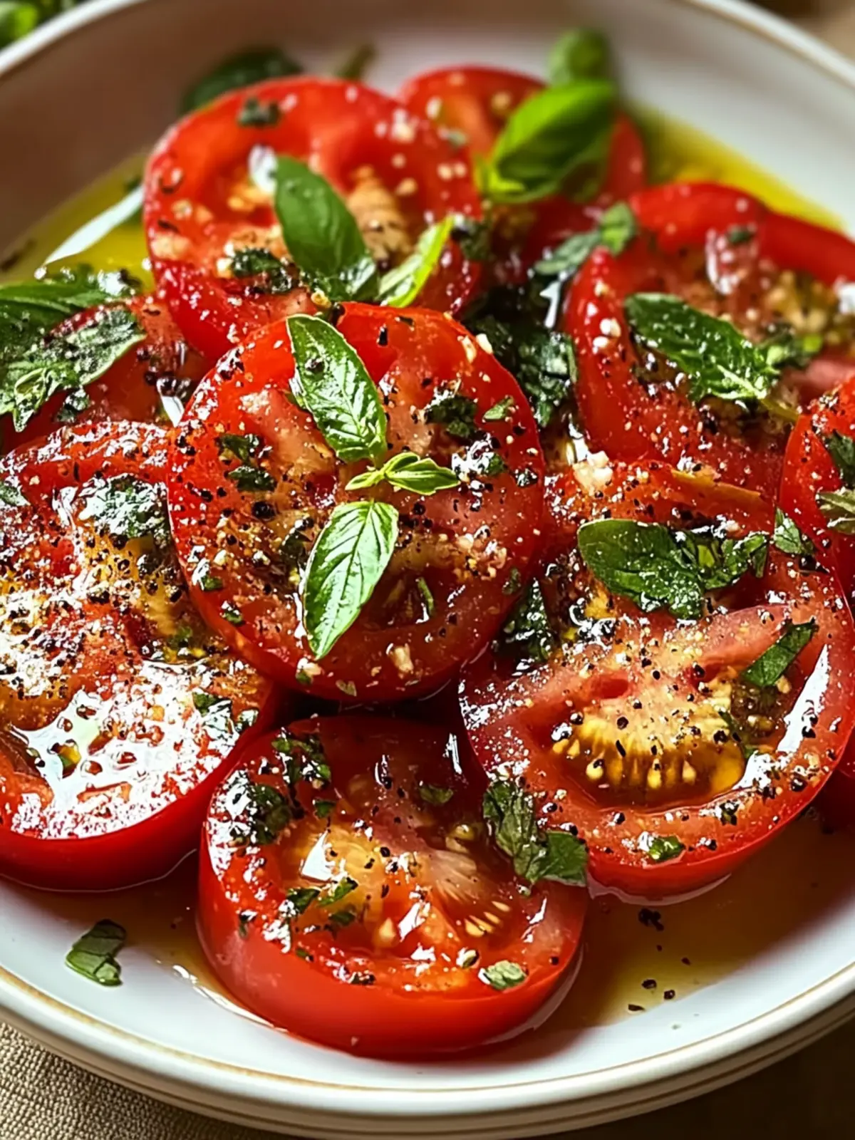 Delicious Herb-Infused Mediterranean Marinated Tomatoes Recipe 3 Herb-Infused Mediterranean Marinated Tomatoes