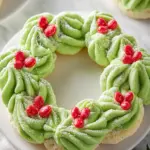 Festive Meringue Wreath Cookies to Sweeten Your Holidays 15 Meringue Wreath Cookies